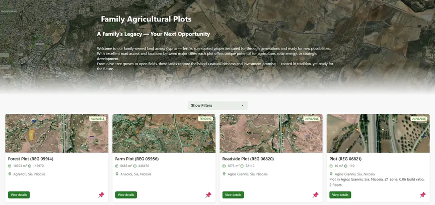 Preview of Family plots for sale