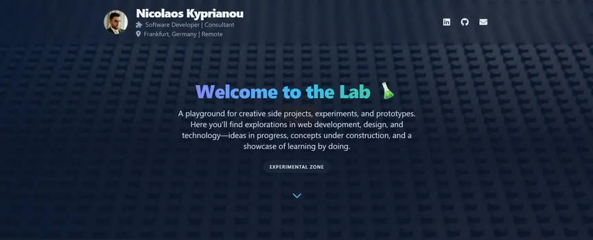 Preview of lab.kypnicholas.com